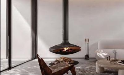 UFO Flat Suspended fireplace